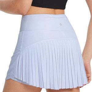 White Pleated Tennis Skirt